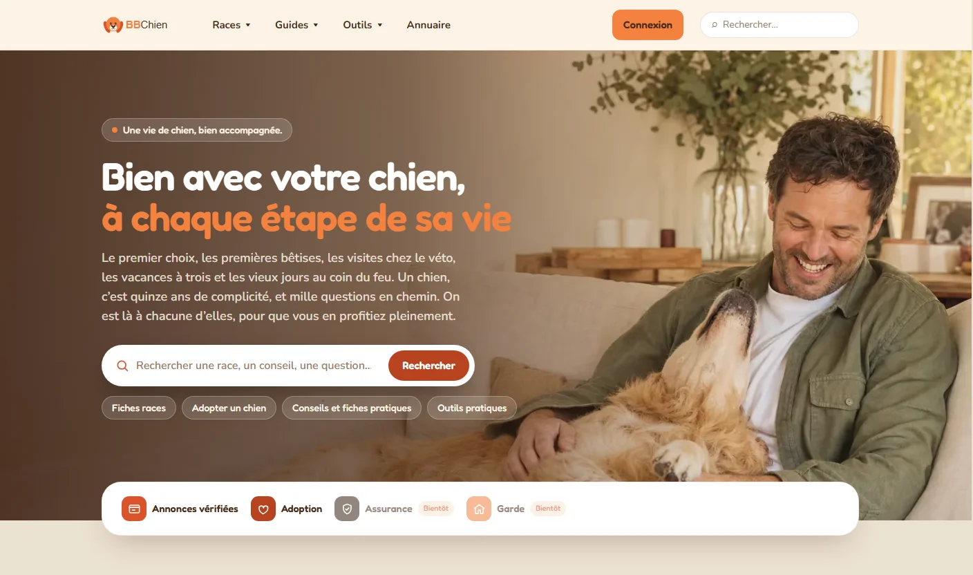 The BBChien homepage.
